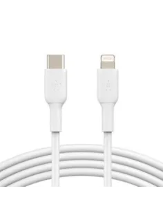 Cable lightning a usb tipo c belkin 1m -  macho - macho -  blanco