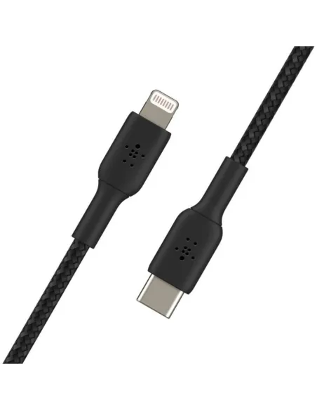 Cable lightning a usb tipo c belkin 1m -  macho - macho -  negro