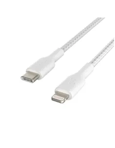 Cable lightning a usb tipo c belkin 1m -  macho - macho -  blanco