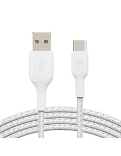 Cable usb tipo c a usb tipo a belkin 2m -  macho - macho -  blanco