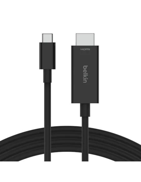 Cable usb tipo c a hdmi belkin 2m -  macho - macho -  negro