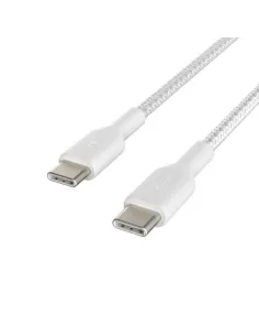 Cable usb tipo c belkin 1m -  macho - macho -  blanco