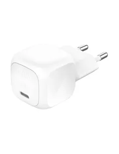 Cargador de pared belkin wca009kqwh 20w usb tipo c blanco