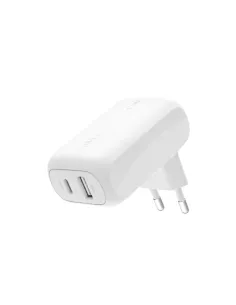 Cargador de pared belkin wcb009vfwh 42w 1x usb tipo a 1x usb tipo c blanco