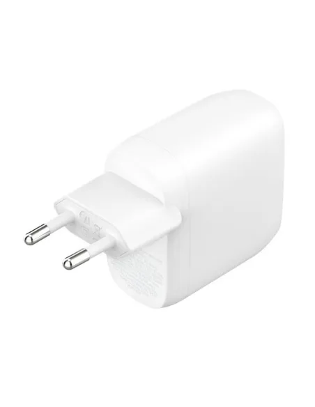 Cargador de pared belkin wcb010vfwh 30w 2x usb tipo c blanco