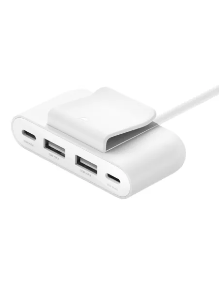 Hub belkin usb tipo c 4 en 1 blanco