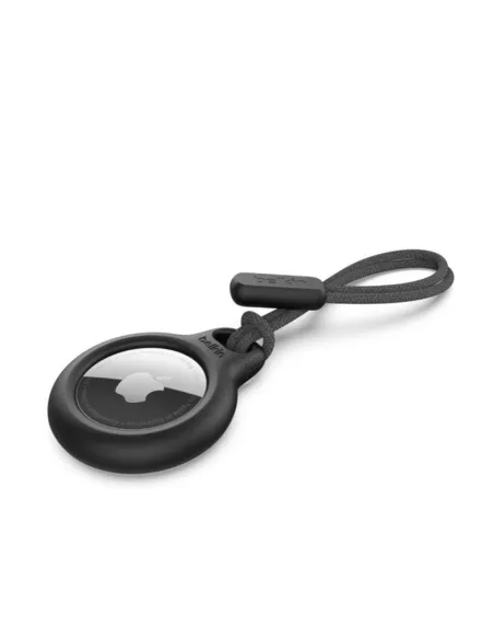 Llavero belkin f8w974btblk apple airtag negro con correa