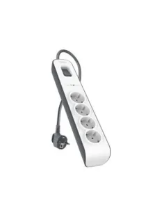 Regleta alimentacion belkin bsv400vf2m de proteccion contra sobretensiones 4 tomas boton de apagado