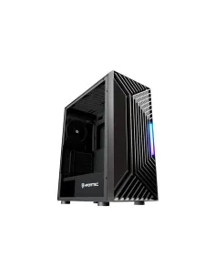Caja ordenador gaming nfortec nervia atx argb cristal templado negra