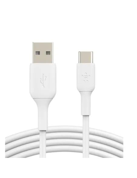 Cable usb tipo c a usb tipo a belkin 2m -  macho - macho -  blanco