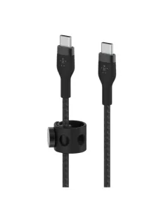 Cable usb tipo c belkin 3m -  macho - macho -  negro -  trenzado