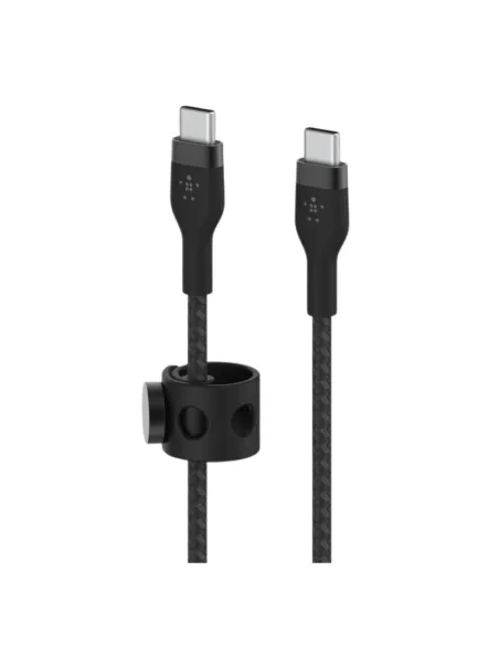Cable usb tipo c belkin 3m -  macho - macho -  negro -  trenzado