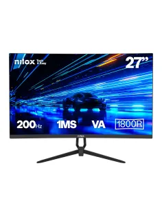 Nilox NXM27CRV2001 pantalla para PC 68,6 cm (27") 1920 x 1080 Pixeles Full HD LED Negro