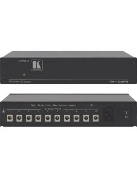 KRAMER AVSM 10−PORT UNIVERSAL 5−VOLT POWER SUPPLY- VA-102P5 (60-80161230)