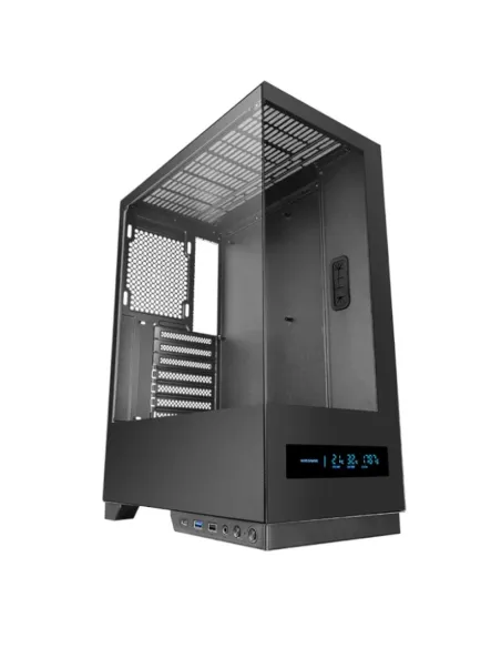 Caja ordenador mars gaming mcpulsar atx pantalla cristal templado negra