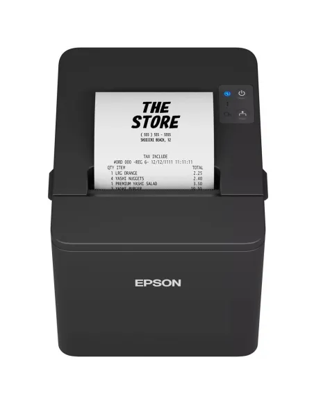 Impresora ticket termica epson tm - t20 iv red & usb negra