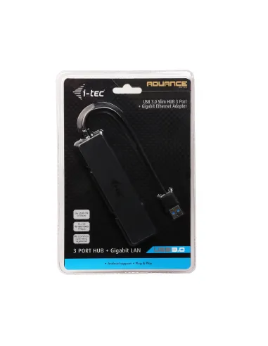 i-tec Advance USB 3.0 Slim HUB 3 Port + Gigabit Ethernet Adapter
