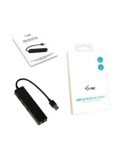 i-tec Advance USB 3.0 Slim HUB 3 Port + Gigabit Ethernet Adapter