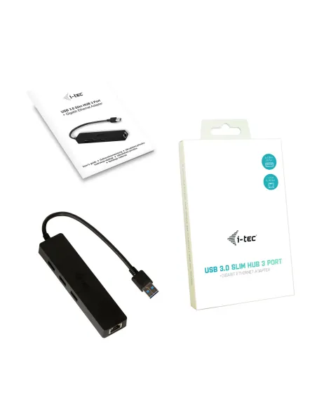 i-tec Advance USB 3.0 Slim HUB 3 Port + Gigabit Ethernet Adapter
