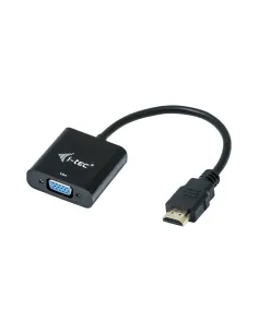 i-tec HDMI2VGAADA adaptador de cable de vídeo 0,15 m HDMI VGA Negro