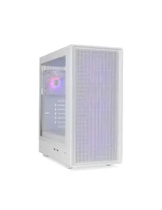 Caja ordenador gaming nox infinity iota atx argb cristal templado blanca
