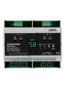 CRESTRON DIN RAIL MOTOR CONTROL, 2 FEEDS, 2 CHANNELS (DIN-2MC2) 6501745