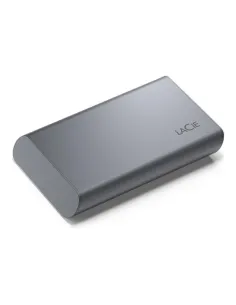 Disco duro externo lacie mobile secure 500gb usb tipo c gris