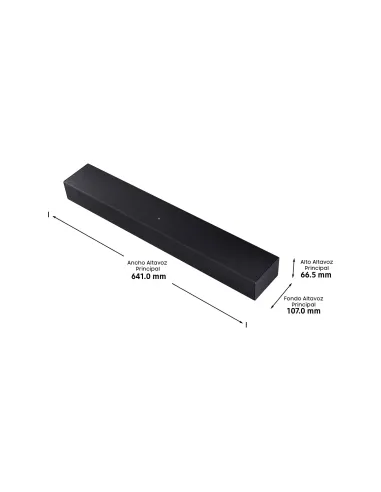 Samsung Barra de sonido B400F Serie B 2.0 con woofer y Dolby 2.0 2025