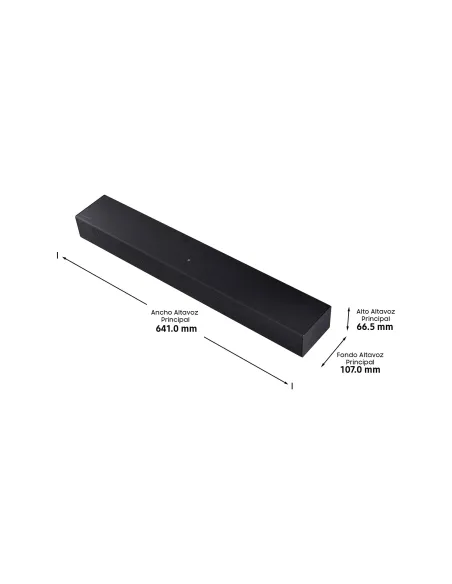 Samsung Barra de sonido B400F Serie B 2.0 con woofer y Dolby 2.0 2025