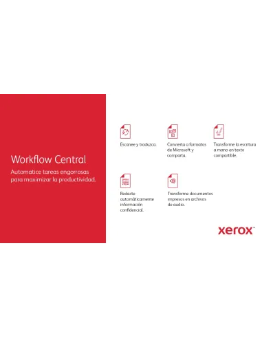 Xerox VersaLink B625 A4 61 ppm Copia impresión escaneado fax a doble cara PS3 PCL5e 6 2 bandejas 650 hojas