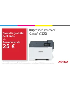 Xerox C320 A4 33 ppm Impresora inalámbrica a doble cara PS3 PCL5e 6 2 bandejas Total 251 hojas 2