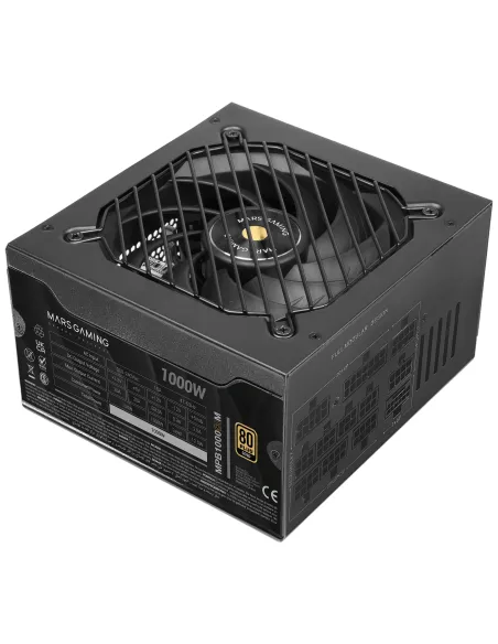 Mars Gaming MPB1000SIM unidad de fuente de alimentación 1000 W 24-pin ATX ATX Negro