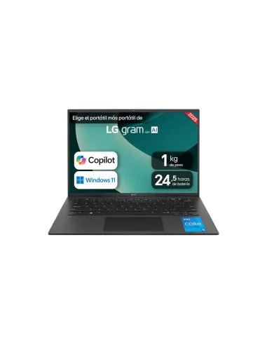 LG Gram 14Z90RU-G.AA55B ordenador portatil Copilot+ PC Intel® Core™ i5 i5-1334U Portátil 35,6 cm (14") WUXGA 16 GB LPDDR5-SDRAM