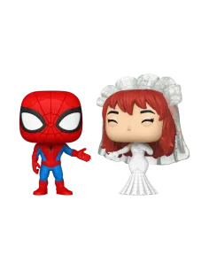 Funko pop marvel superhero couples spider - man & mary jane
