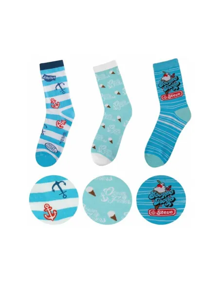 Pack 3 pares de calcetines cinereplicas stranger things scoops ahoy