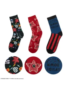 Pack 3 pares de calcetines cinereplicas stranger things