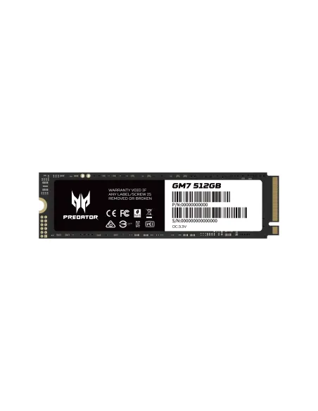 Predator GM7-512GB M.2 PCI Express 4.0 NVMe