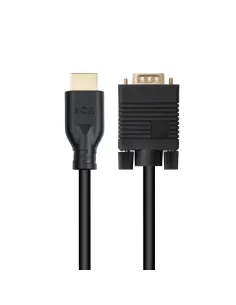 Nanocable Cable conversor VGA M a HDMI M, Negro, 1.8m 2