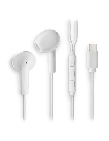 NGS CROSS GLIDE Auriculares Alámbrico Dentro de oído Llamadas Música USB Tipo C Blanco