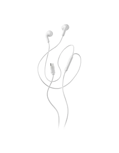 NGS CROSS GLIDE Auriculares Alámbrico Dentro de oído Llamadas Música USB Tipo C Blanco