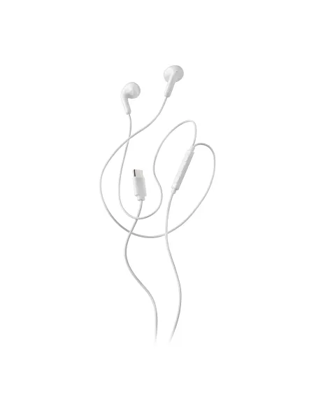 NGS CROSS GLIDE Auriculares Alámbrico Dentro de oído Llamadas Música USB Tipo C Blanco