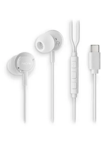 NGS CROSS STEP Auriculares Alámbrico Dentro de oído Llamadas Música USB Tipo C Blanco