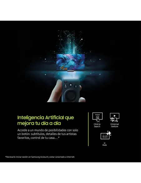 Samsung TV 50" QLED QE1F 4K Vision AI Smart TV 2025