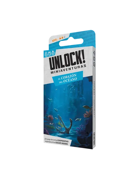 Juego de mesa unlock mini el corazón del océano
