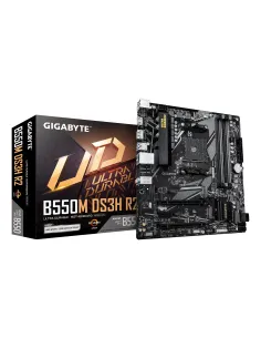 GIGABYTE B550M DS3H R2 Placa base - Procesadores AMD Ryzen 5000, VRM de 5+3 fases, hasta 4733 MHz DDR4 (O.C.), 1x M.2 PCIe 4.0