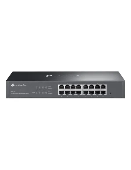 TP-Link Omada ES216G switch Gestionado L2 Gigabit Ethernet (10 100 1000) Negro