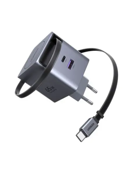 UGREEN 45W 1C1A GAN FAST CHARGER WITH RETRACTABLE USB-C CABLE