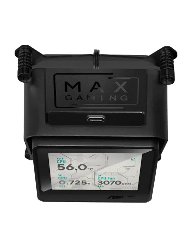 ASUS MAX GAMING LC 360 ARGB LCD Procesador Sistema de refrigeración líquida todo en uno 12 cm Negro