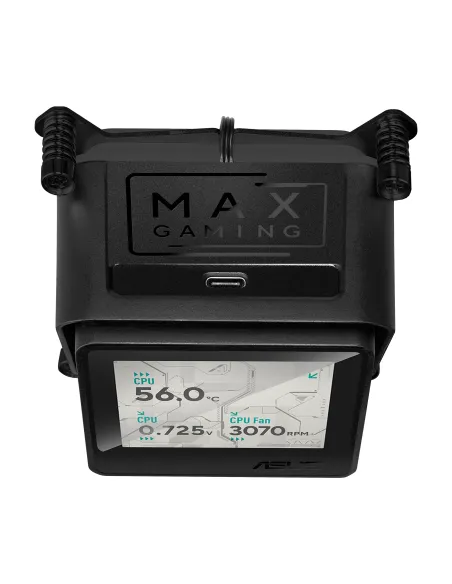 ASUS MAX GAMING LC 360 ARGB LCD Procesador Sistema de refrigeración líquida todo en uno 12 cm Negro