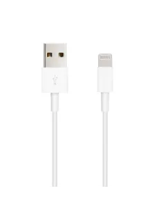 Nanocable Cable Lightning a USB-A, Lightning M -USB A M, Blanco, 50 cm 2
